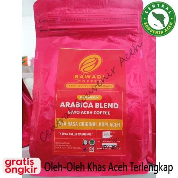 

Kopi Gayo Bawadi Arabika Blend 200 gr