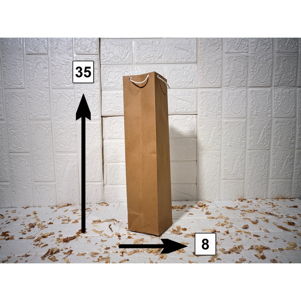 

Paperbag Payung Polos Warna Coklat P8xL8xT35