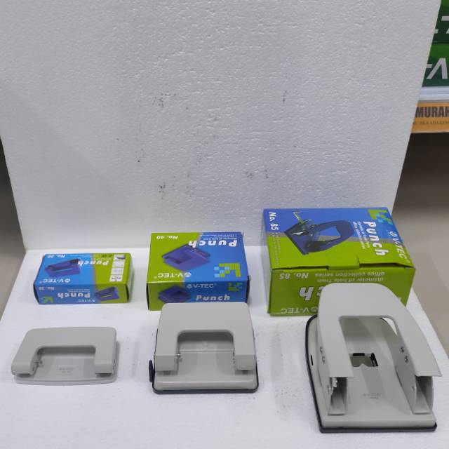 

V-Tec Punch Pelubang Kertas No. 30 40 85 PLONG KERTAS