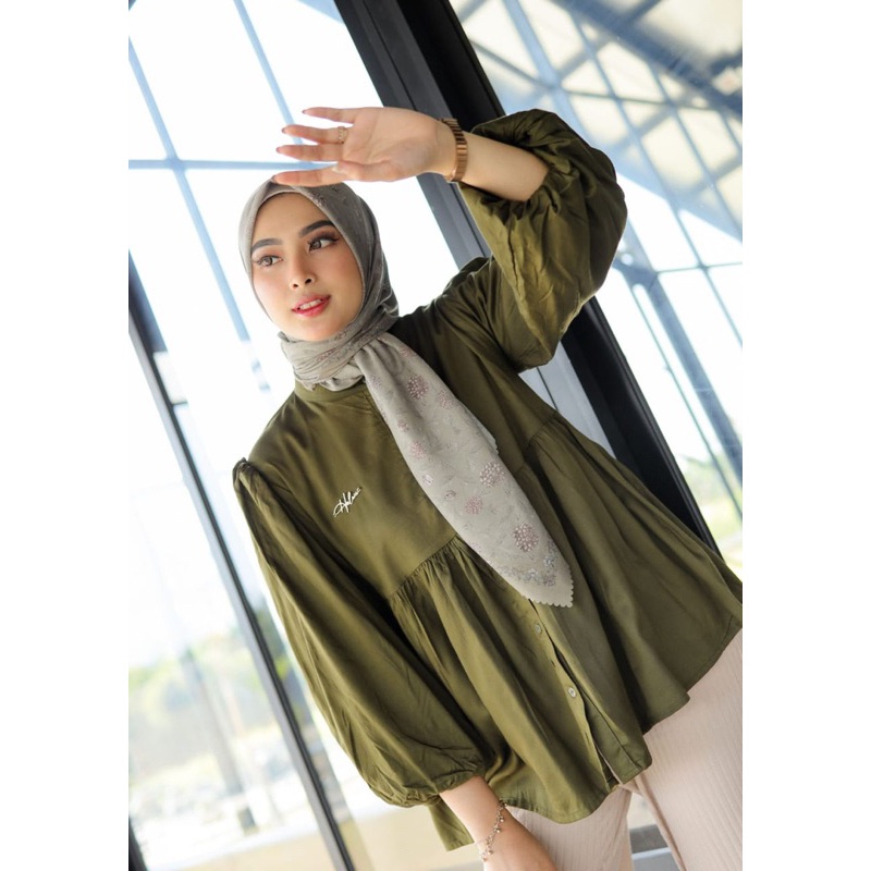 Ready Stock Terbaru COD CELYN BLOUSE / NABILA SHIRT / JEANNY BLOUSE  by halwa Apparel ( agen resmi h