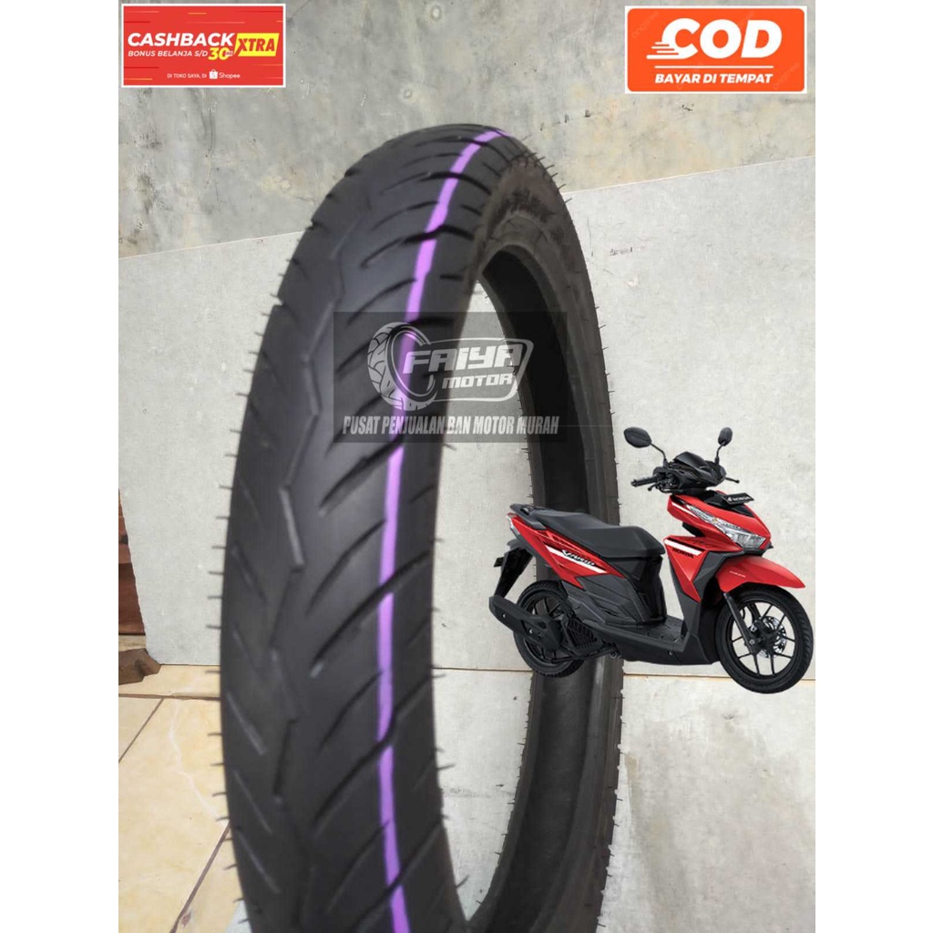 BAN DEPAN UNTUK VARIO 125 LED MERK IRC NF59 UKURAN 70/90 RING 14