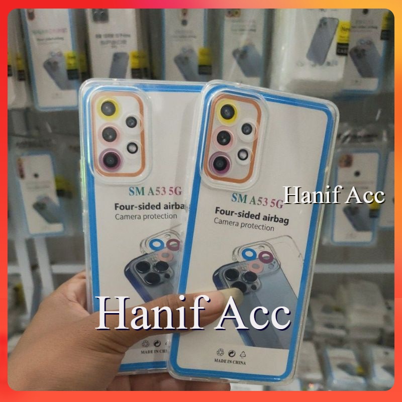 SOFTCASE BENING SAMSUNG A53 5G CASE TRANSPARAN PROTEC CAMERA