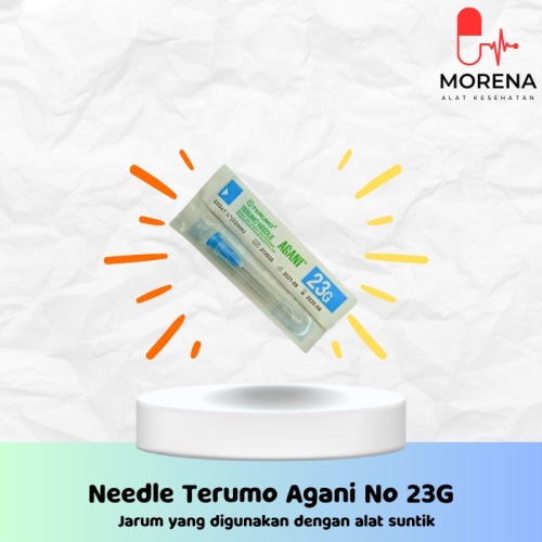 TERUMO - Jarum Suntik/Needle 23g Terumo Agani
