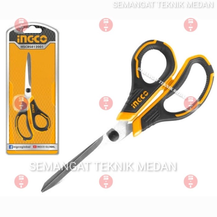 

GUNTING STAINLESS STEEL SERBAGUNA SCISSORS 8,5" 8.5" INGCO HSCRS812001