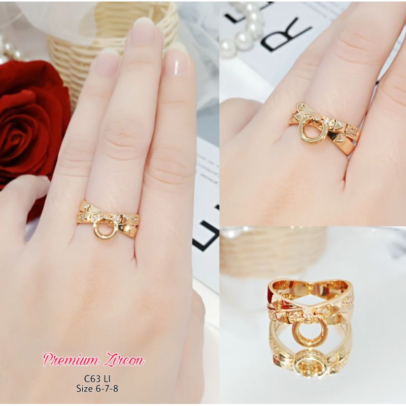 Cincin xuping Wanita perhiasan Cantik C62-63 LI