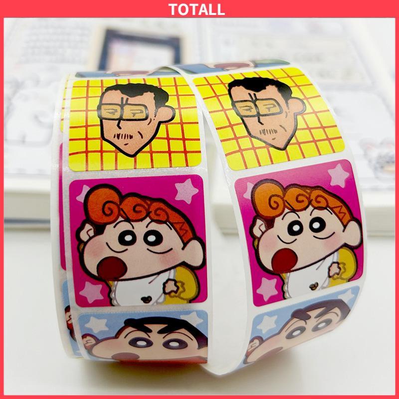 COD Kartun Lucu Bahan Scrapbook Sticker Melody Crayon Shin-chan Line Dog DIY Stiker Dekoratif-Totall