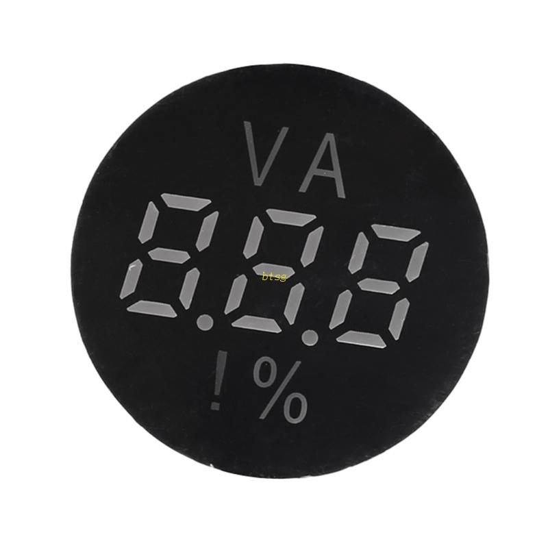 Btsg Digital Voltmeter Gauge LED Digital Display Voltmeter Volt Meter Untuk Mobil Otomatis