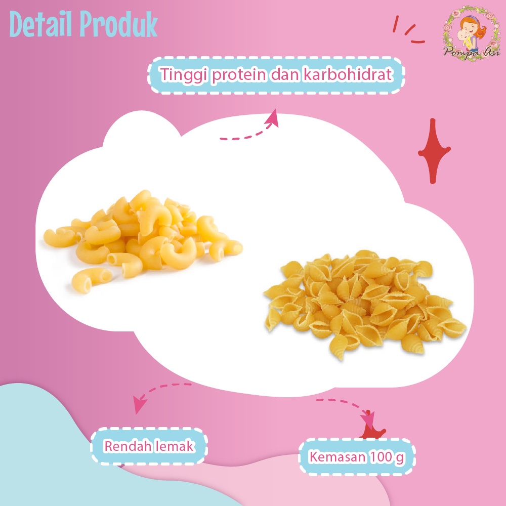 Baby Pasta Macaroni Sehat MPASI Bayi sehat