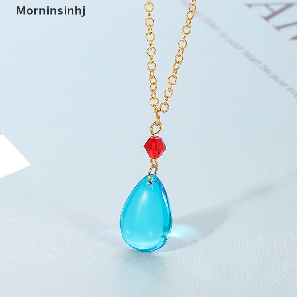 Mornin Howls Moving Castle Inspired Necklace Howl Kalung Anime Cosplay Kalung Anime Perhiasan Liontin Kalung Ornamen Kristal id