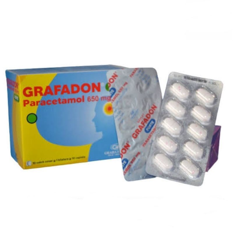Grafadon Forte 650 mg / 100 kaplet -- Paracetamol Parasetamol tablet