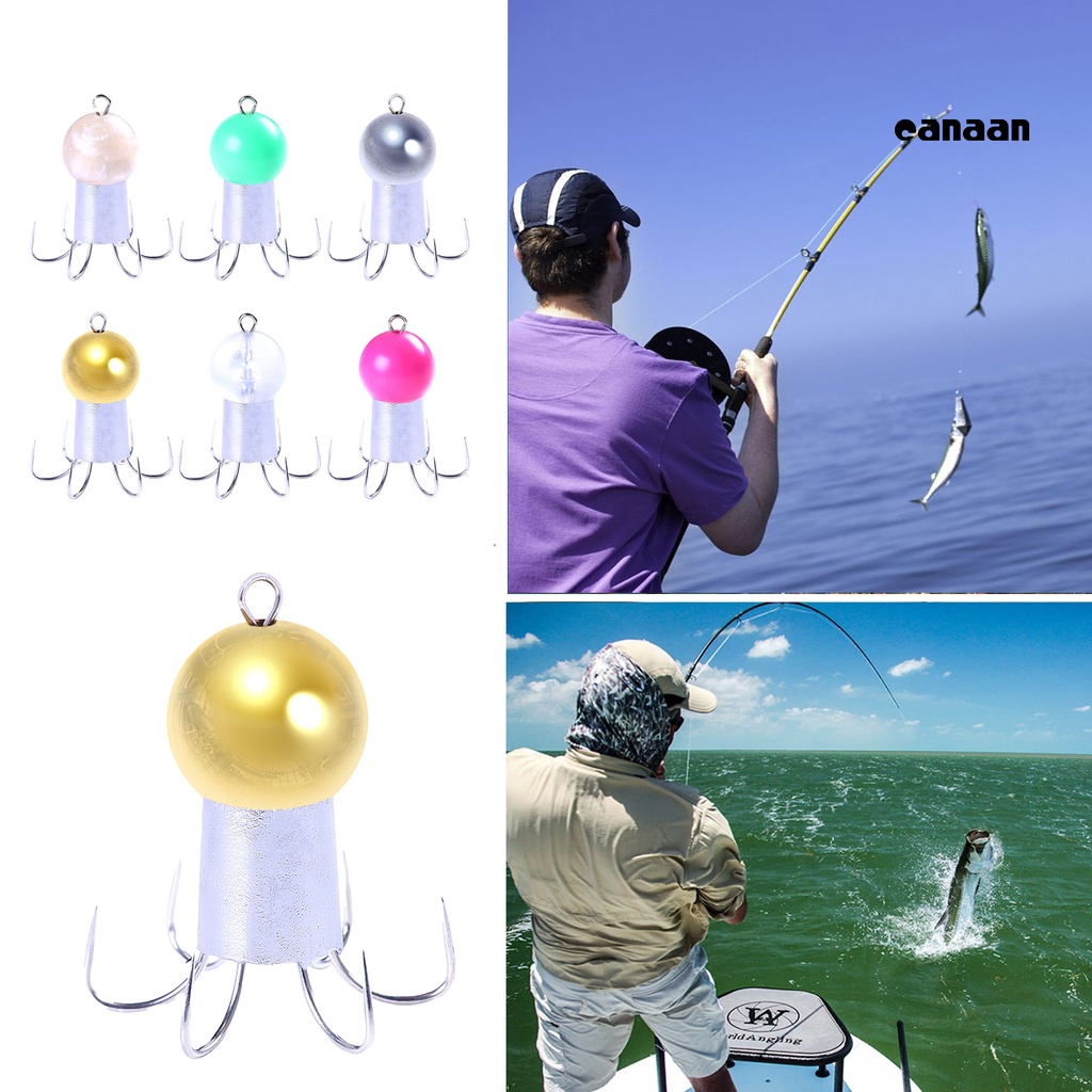 Cnn-6pcs 62g Kait Cumi Portable Ultrasharp Metal Anti-Korosi 8cakar Gurita Memancing Kait Keras Palsu Umpan Untuk Angling