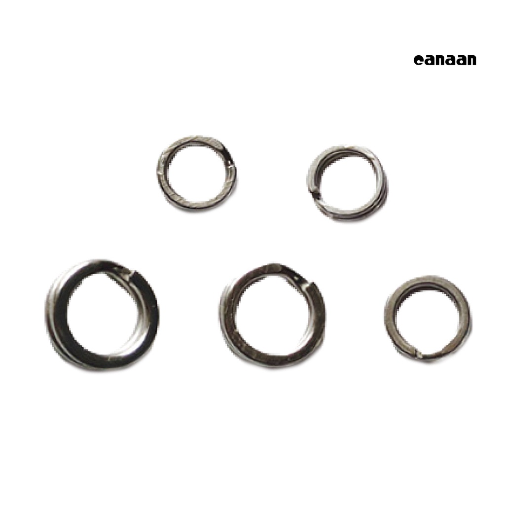 Cnn-200pcs Double Flat Ring Circle Lure Hook Sambung Aksesoris Alat Pancing