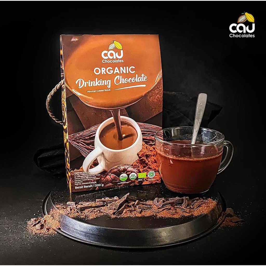 

Organic Drinking Chocolate Minuman Cokelat 200 gr - Cau Chocolates