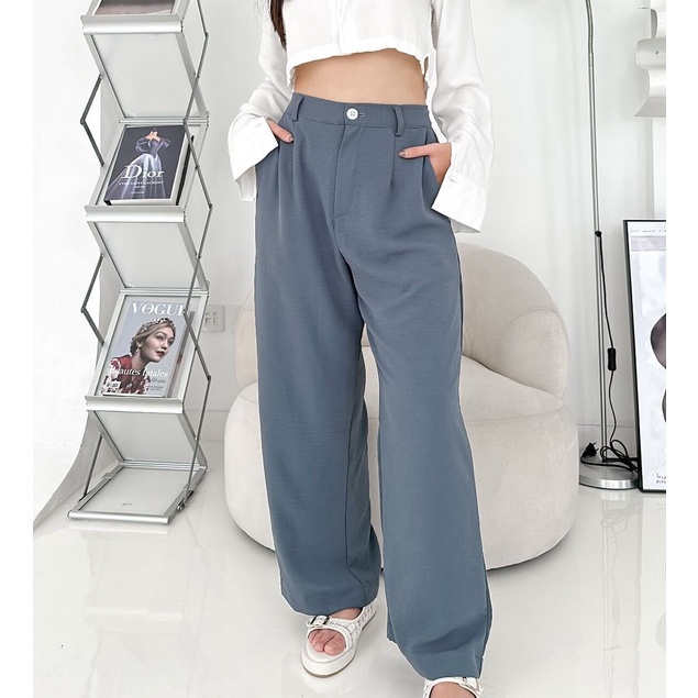 Kulot Crinkle Loose Pants