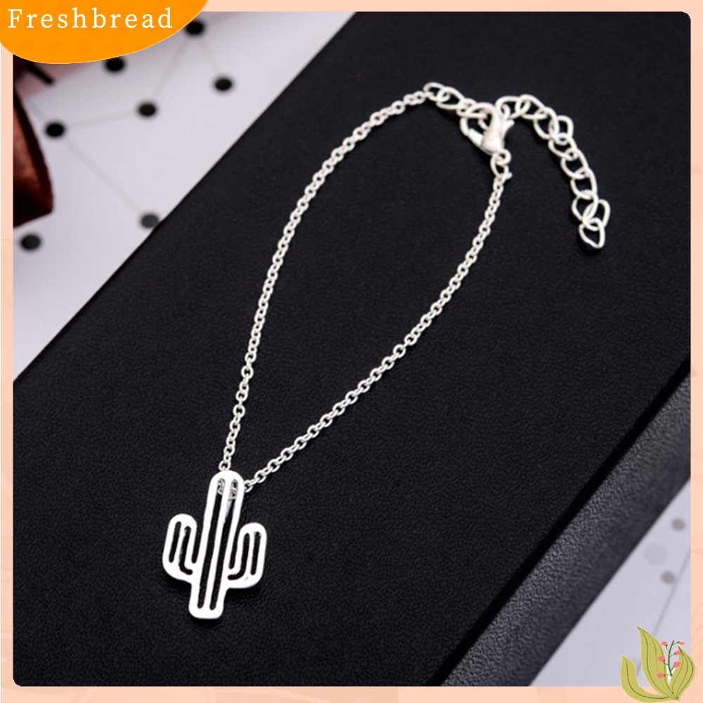 &lt; Freshbread &gt; 1Pc Indah Berongga Kaktus Gelang Bangle Kalung Wanita Musim Panas Pesta Perhiasan