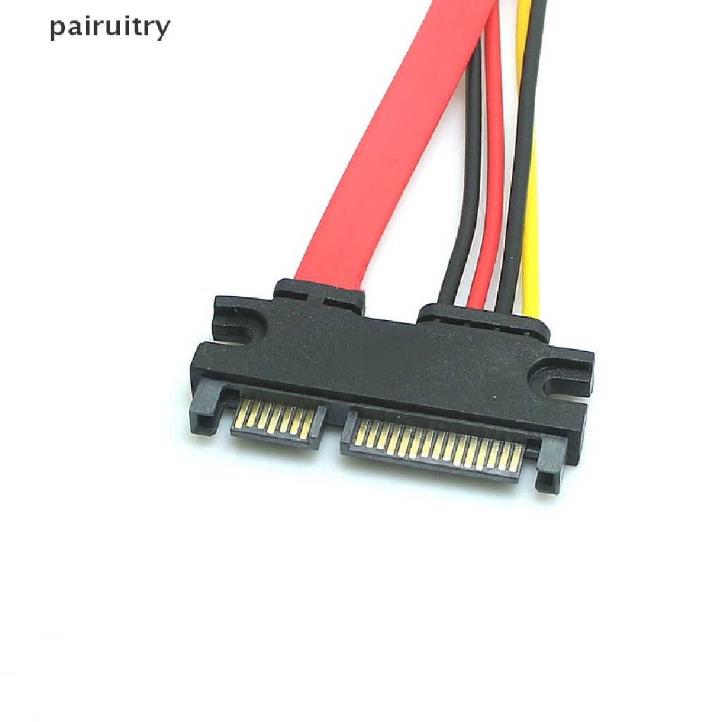 Prt Sata 22pin Male To Female Kabel Ekstensi Sata 22pin Male To Female7+15Pin Sata Data Power Combo Cable Kabel Ekstensi Hard Disk PRT