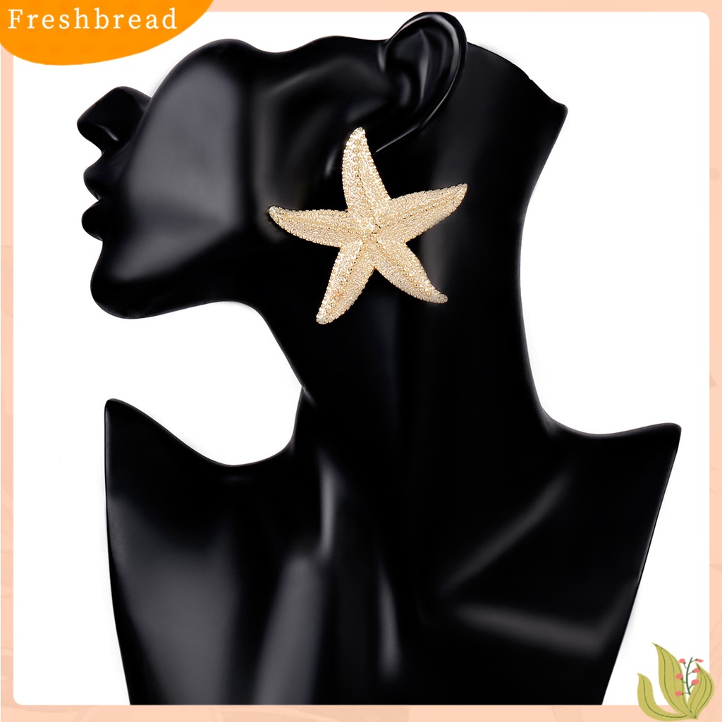 &lt; Freshbread &gt; 1pasang Telinga Menjuntai Pengerjaan Halus Umur Panjang Paduan Menjuntai Hoop Earring Untuk Ulang Tahun