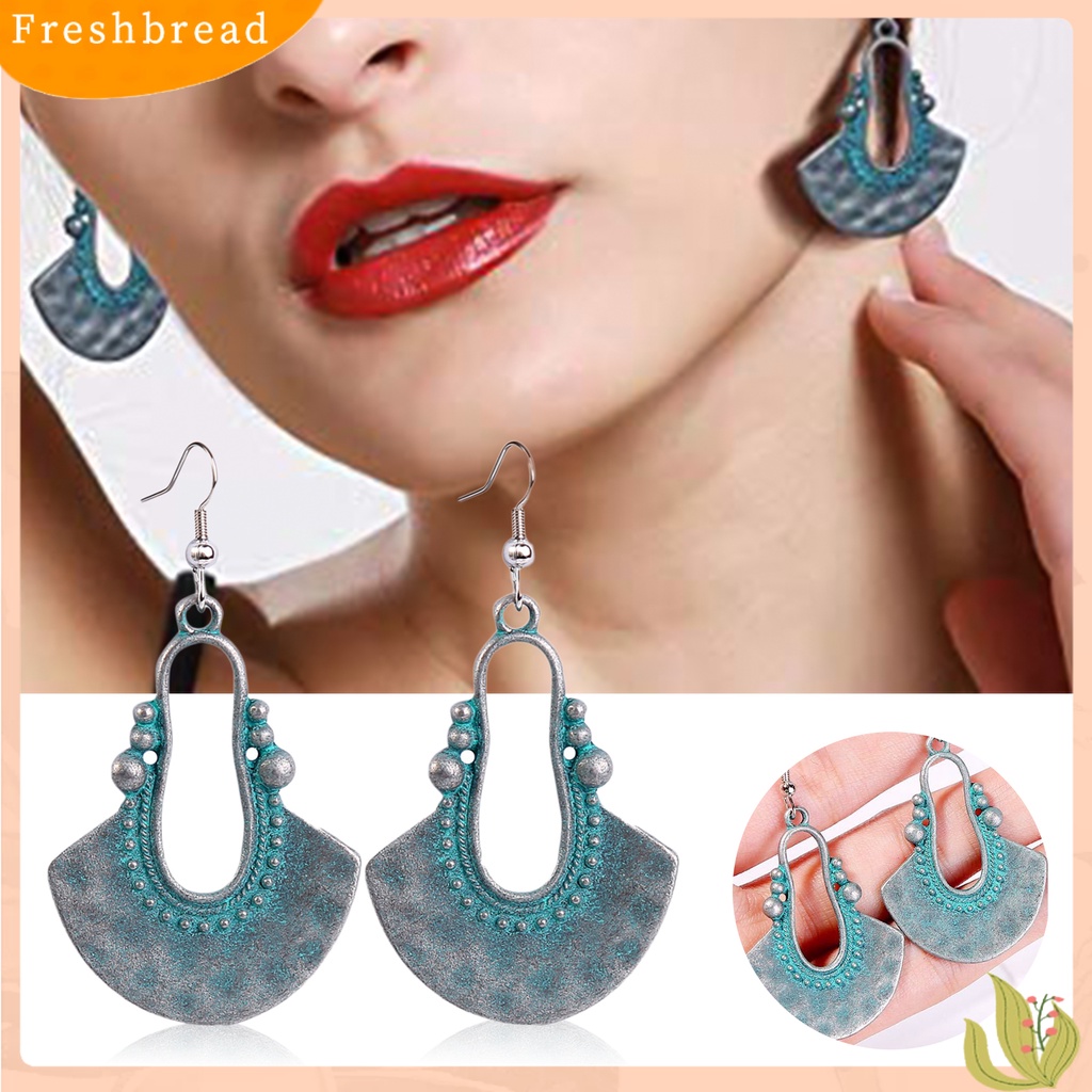 &lt; Freshbread &gt; 1pasang Anting Vintage Drop Fashionable Anting Bohemian Panjang Set Perhiasan Boho Untuk Travel