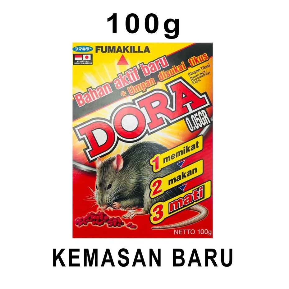 FUMAKILLA DORA RACUN TIKUS 50g/ 100g/ 200g