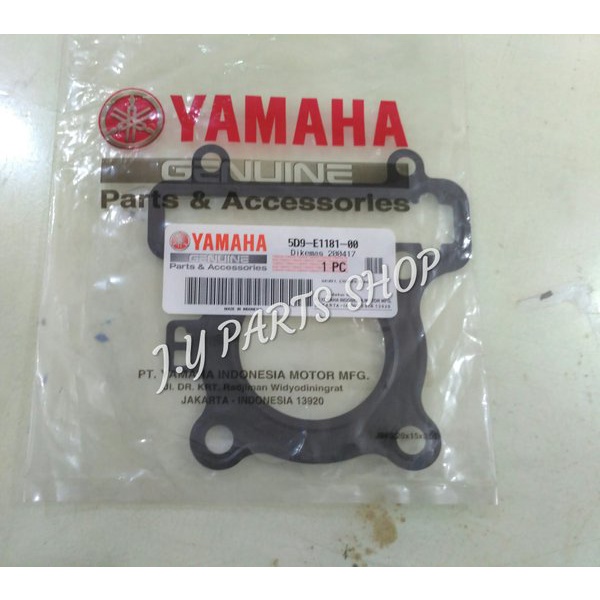 PERPAK PACKING PAKING GASKET BLOK SEHER HEAD ATAS VEGA ZR RR JUPITER NEW 115 ROBOT ORIGINAL YGP 5D9-E1181-00