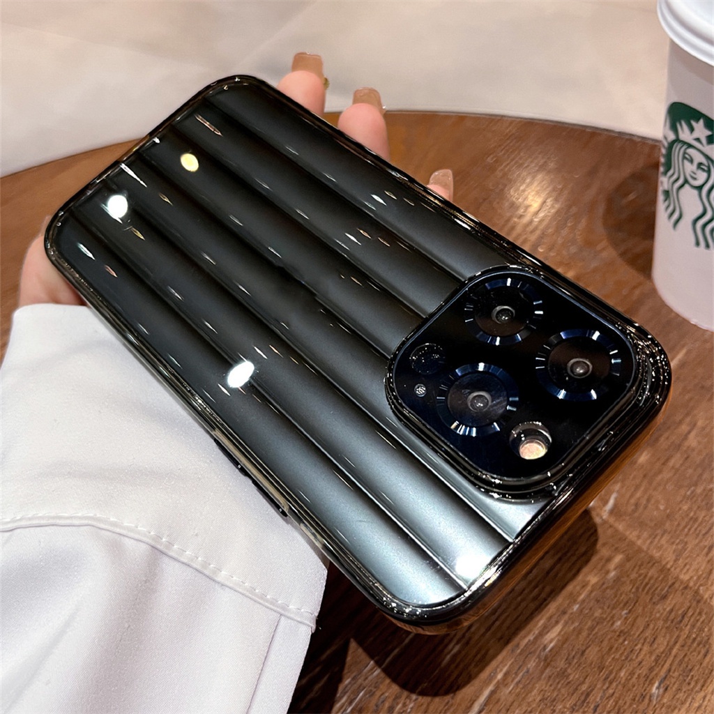 Casing Lensa Pelindung Kamera Mewah iPhone 14 Pro Max Case12 13 Pro Max Case14 plus Promax HD clear premium shockproof Pelindung hard back cover