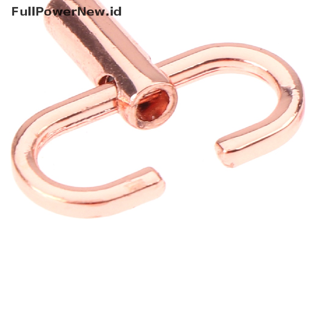 Power 4Pcs Adjustable Metal Buckle Clip Handbag Rantai Tali Panjang Shorten Bag Tool ID