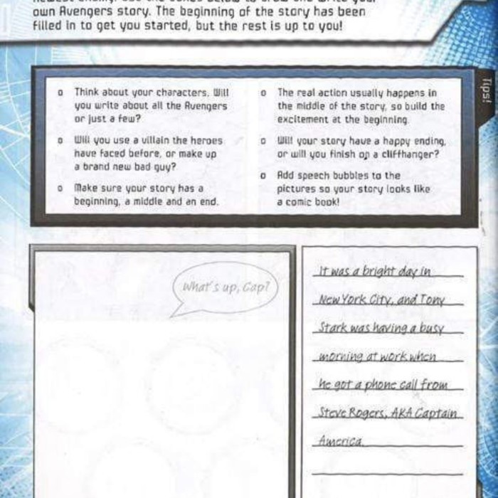 Marvel Avengers Hero Action Activities Activity Book Avenger