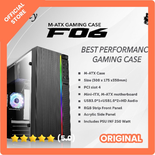 PC Core Gen 10 i5-10400F/i3 10100F 8gb ddr4 VGA 2GB 500GB