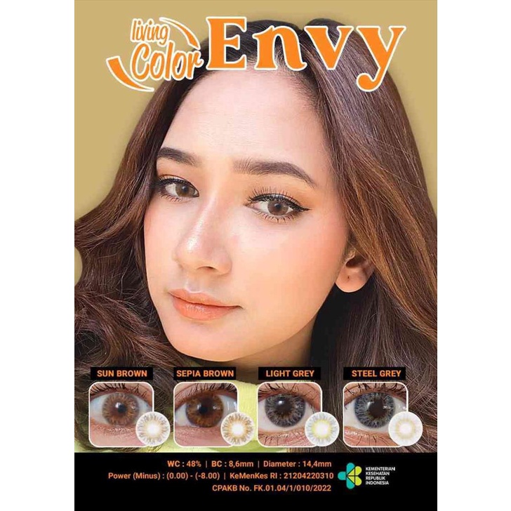 ❤ RATU ❤ Softlens Envy Living  Color Normal | Diameter 14.4 Soflens Living Color