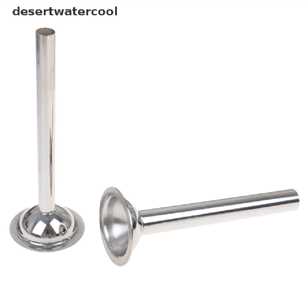 Deid 2xStainless Steel Sausage Stuffer Attachment Isian Tabung Cocok Untuk Martijn Penggiling Makanan