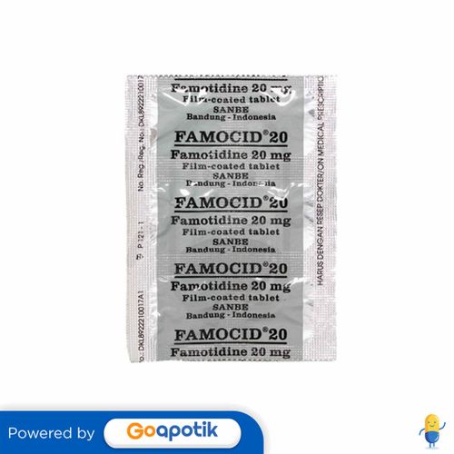 FAMOCID 20 MG STRIP 6 TABLET