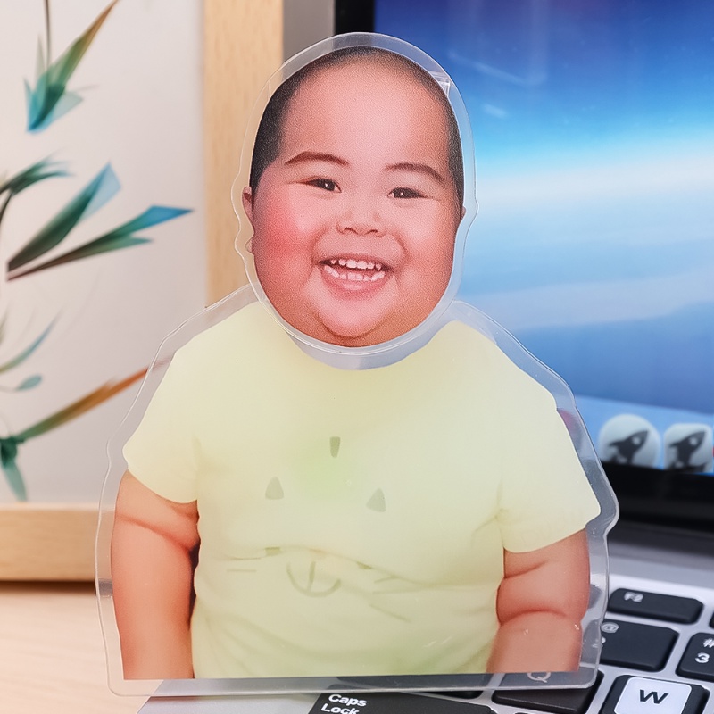 Tenaga Baterai tatan Emoticon Dekorasi Rumah Liontin tatan Produk Peripheral tatan Elektrik Goyang Kepala Ornamen Mainan Dekompresi Kantor Akrilik