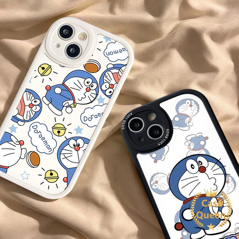 Cute Cat Doraemon Soft Tpu  Round Lens Casing For Infinix Smart 6 5 Hot 9 10 11 Play Hot 10s 11s 10T Infinix Note 8 Hot 10 Lite Fashion Cartoon Phone Cover