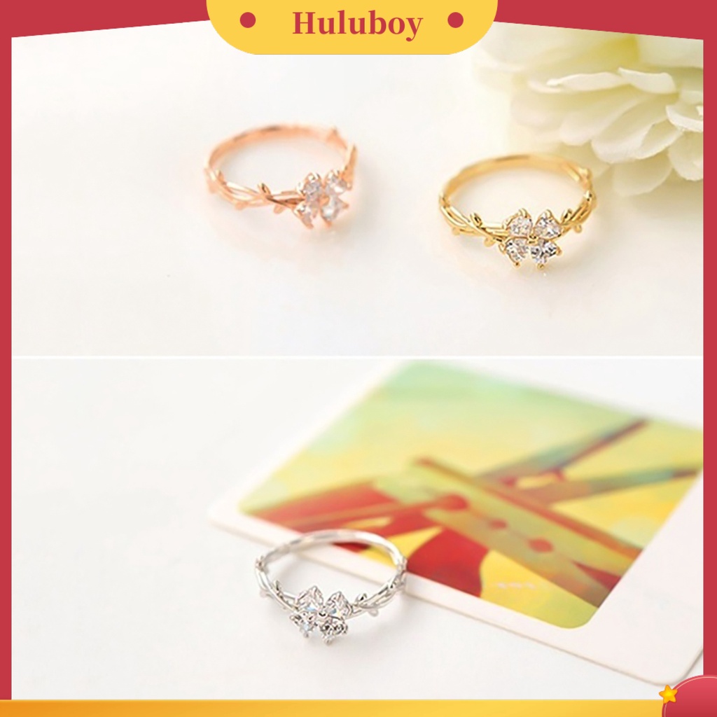 {Ready Stock} Cincin Berlian Imitasi Hias Kreatif Alloy Indah Twining Finger Band Untuk Wanita