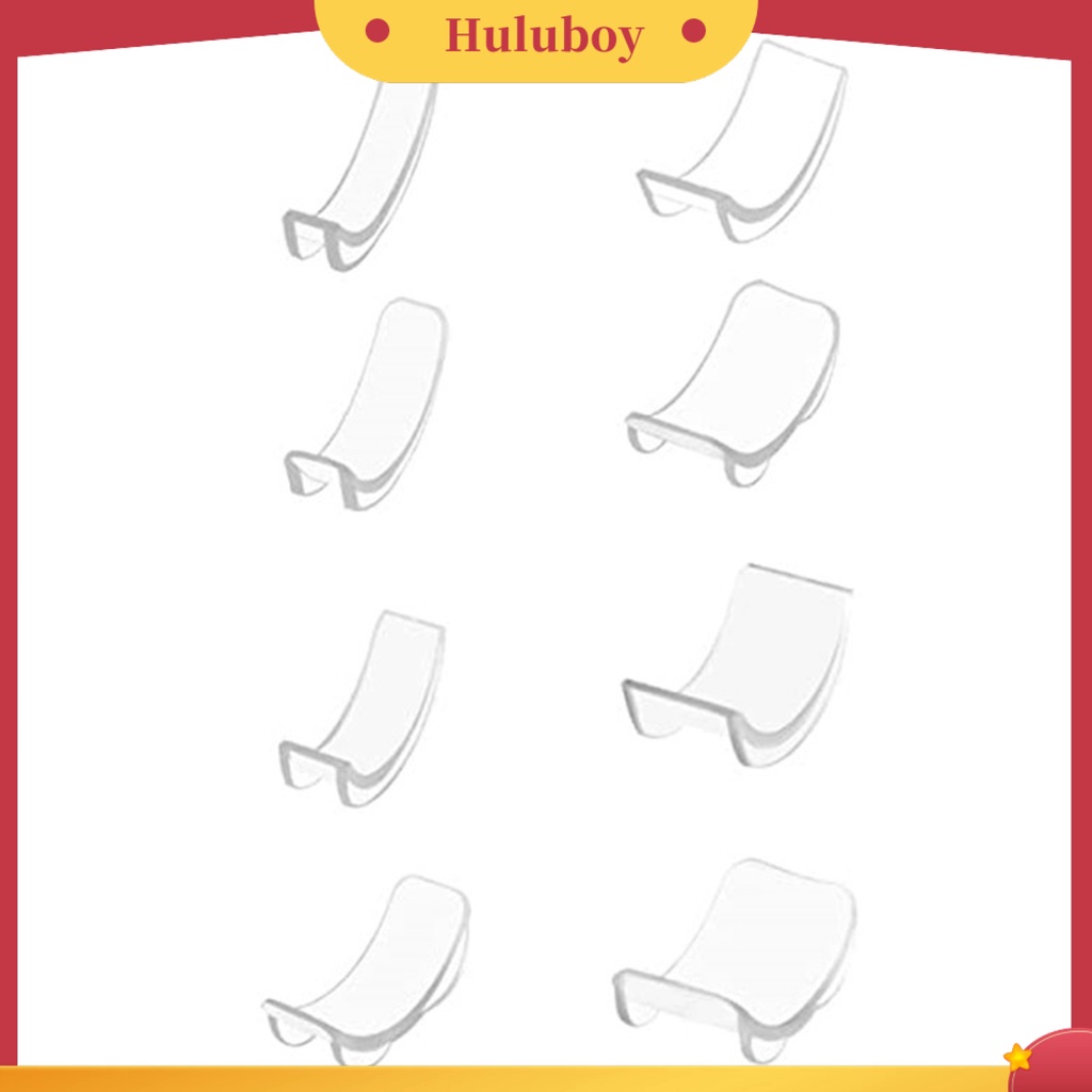 {Ready Stock} 8Pcs TPU Transparan Ukuran Cincin Pengecil Adjuster Perhiasan Penjaga Tak Terlihat Re-sizer