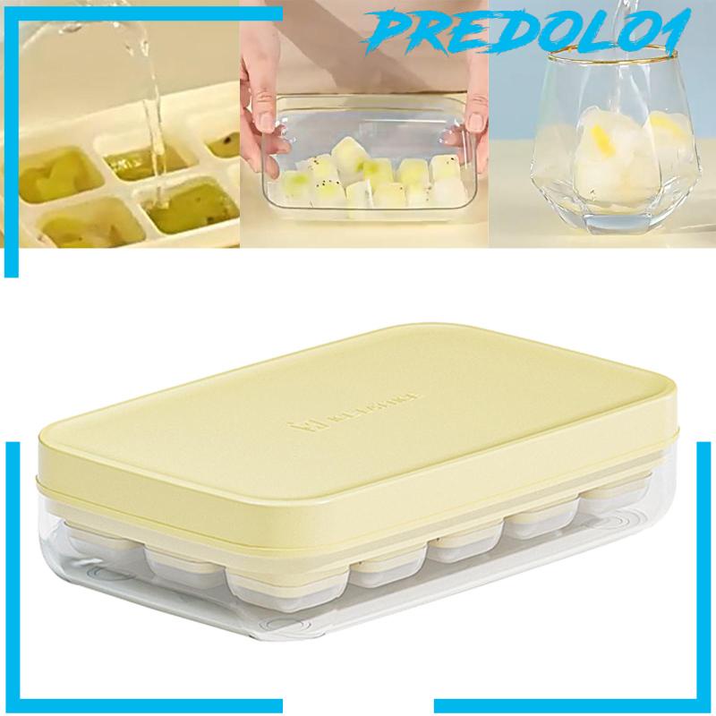 [Predolo1] Ice Cube Tray Serbaguna Easy Release Portable Untuk Jus Minuman Kopi