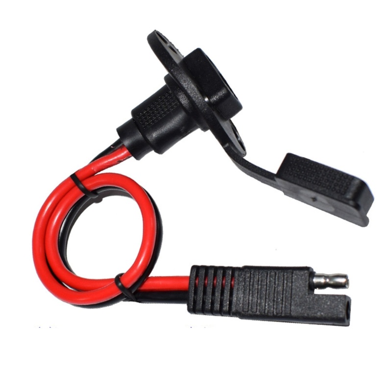 Zzz 10AWG SAE Connector Socket Sidewall Port Kabel Ekstensi Aplikasi Multi