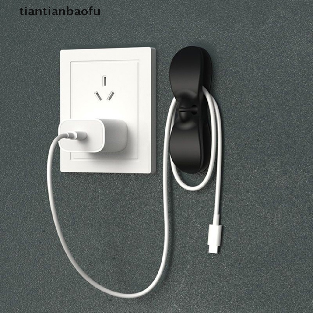 [tiantianbaofu] 5pcs Rak Penyimpanan Kawat Dapur Alat Rumah Tangga Tempat Penyimpanan Kabel Butik