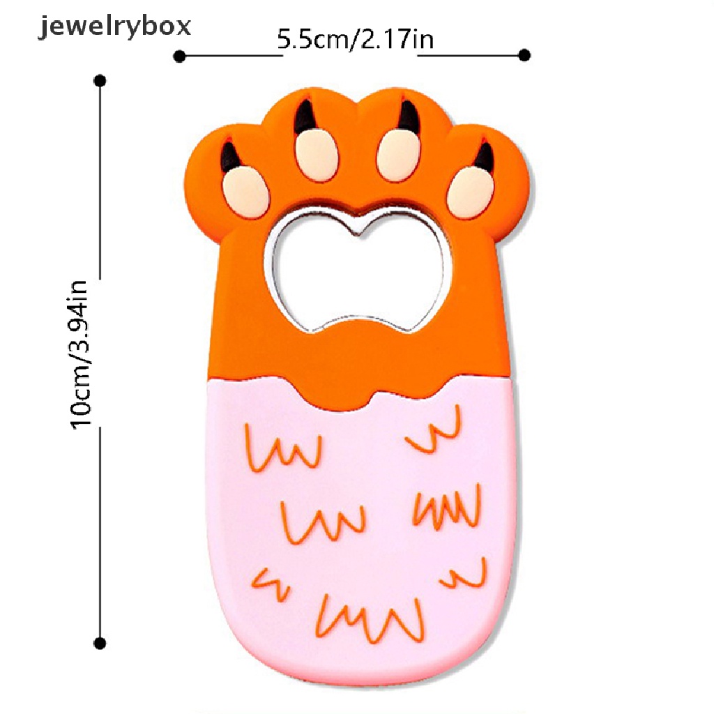 [jewelrybox] Cartoon Cats Paw Wine Bottle Opener Pembuka Botol Bir Kaki Kucing Gemuk Magnet Kulkas Stiker Kulkas Lucu Magnet Kulkas Beer Opener Butik