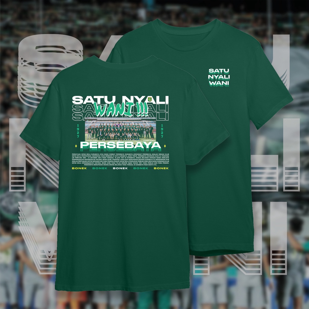 KAOS PERSEBAYA DEWASA/KAOS PERSEBAYA WANI/KAOS PERSEBAYA ORIGINAL/TSHIRT SPORTER PERSEBAYA/KAOS DIST
