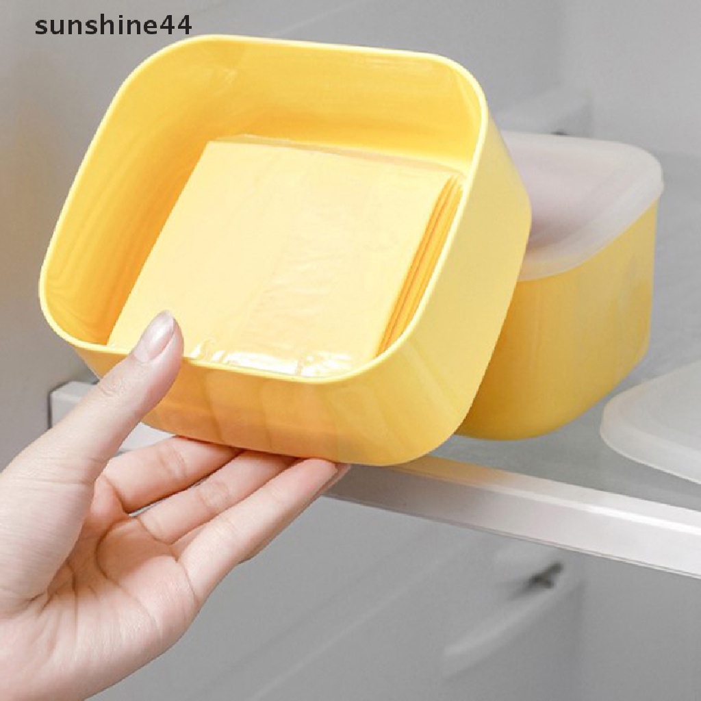 Sunshine Butter Cheese Kotak Penyimpanan Portable Buah Sayur Fresh-keeping Organizer Box ID