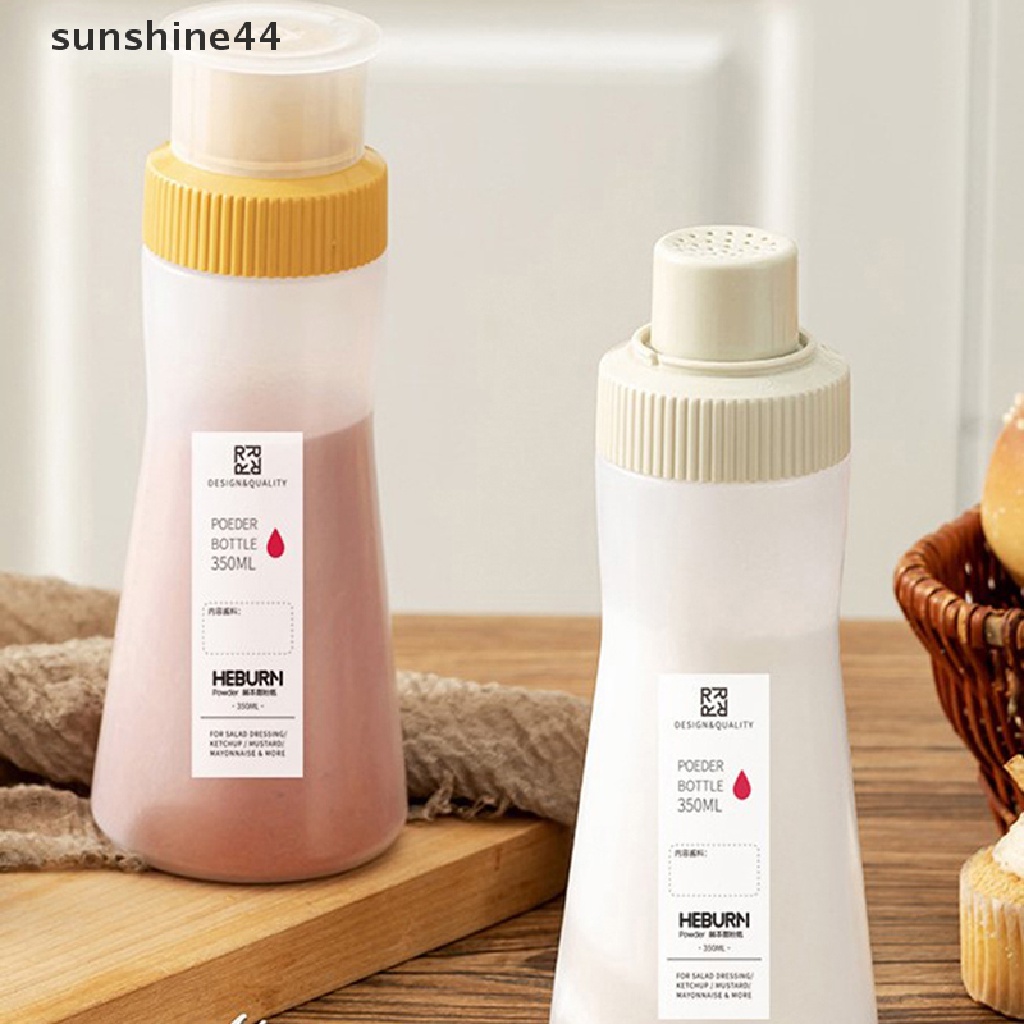 Sunshine 350ml Toples Garam Gula Lada Botol Bumbu Dengan Label Kitchen Tools ID