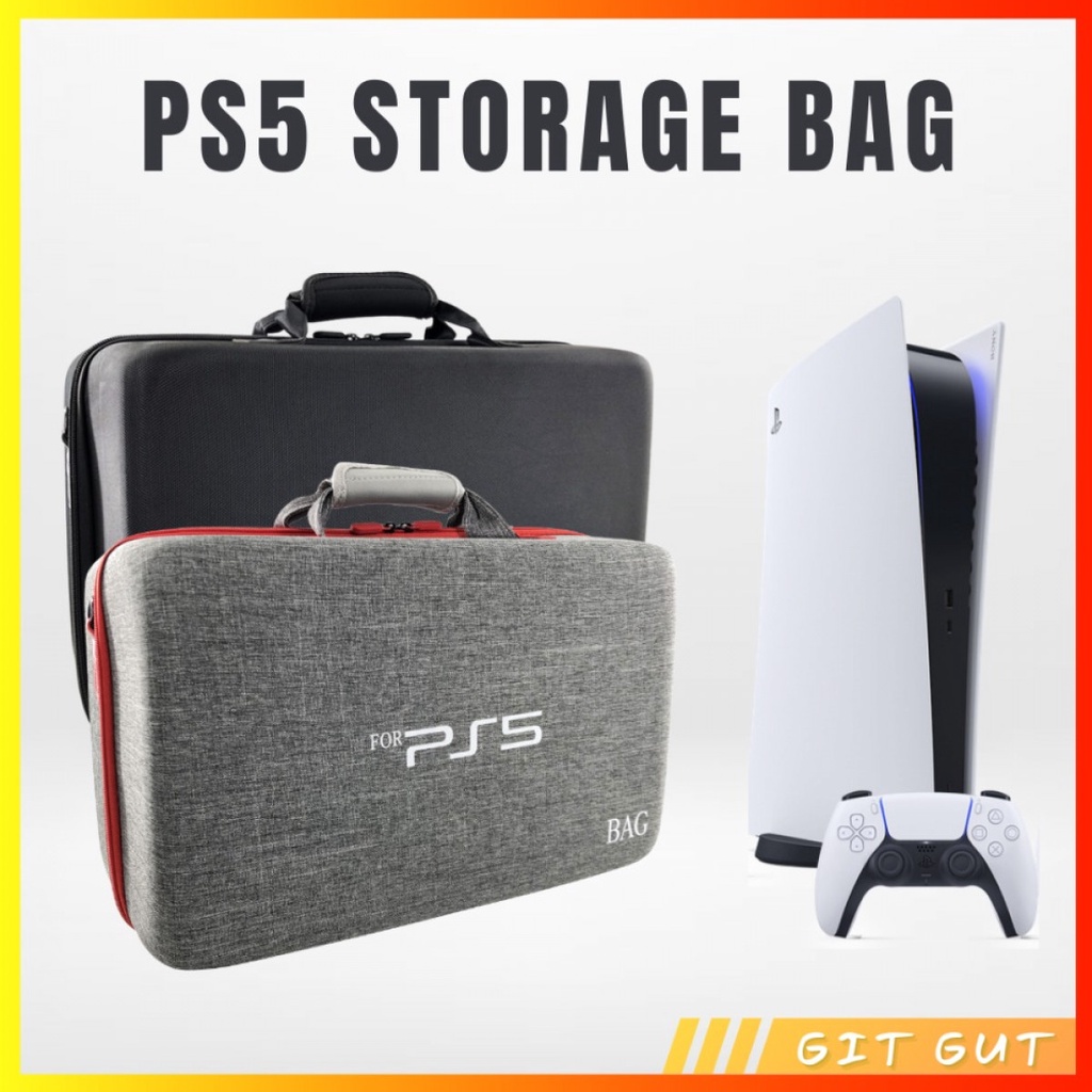 Playstation 5 PS5 Premium Hard Case Big Travel Bag Tas Gaming Koper