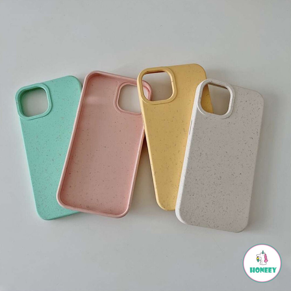 Casing Ponsel Silikon Cair Untuk Iphone14 13 12 11 Pro Max Matte Wheat Straw Cover Untuk iphone X XR XS Max6 7 8 Plusbumper Shockproof Case