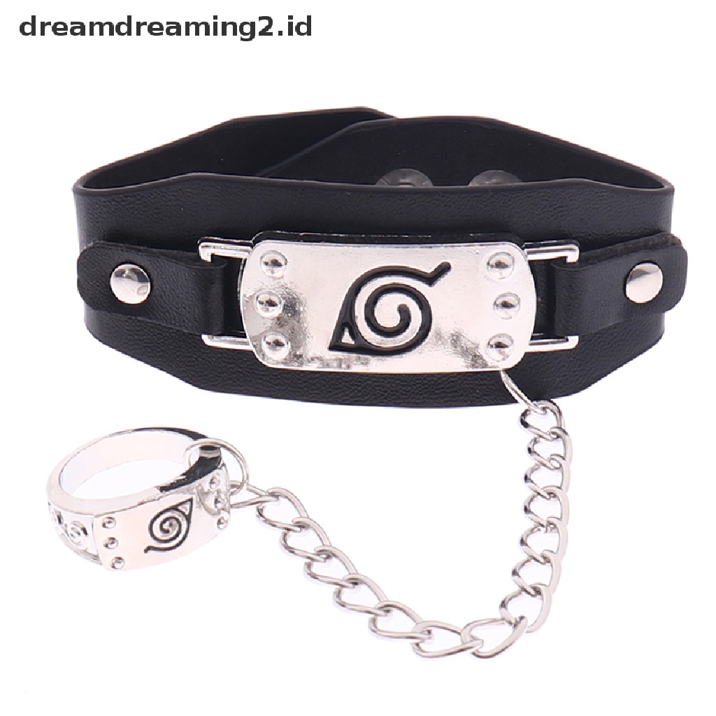 (hot) Naruto Kostum Cosplay Aksesoris Naruto Gelang Jari Cincin Anime Props Hadiah//