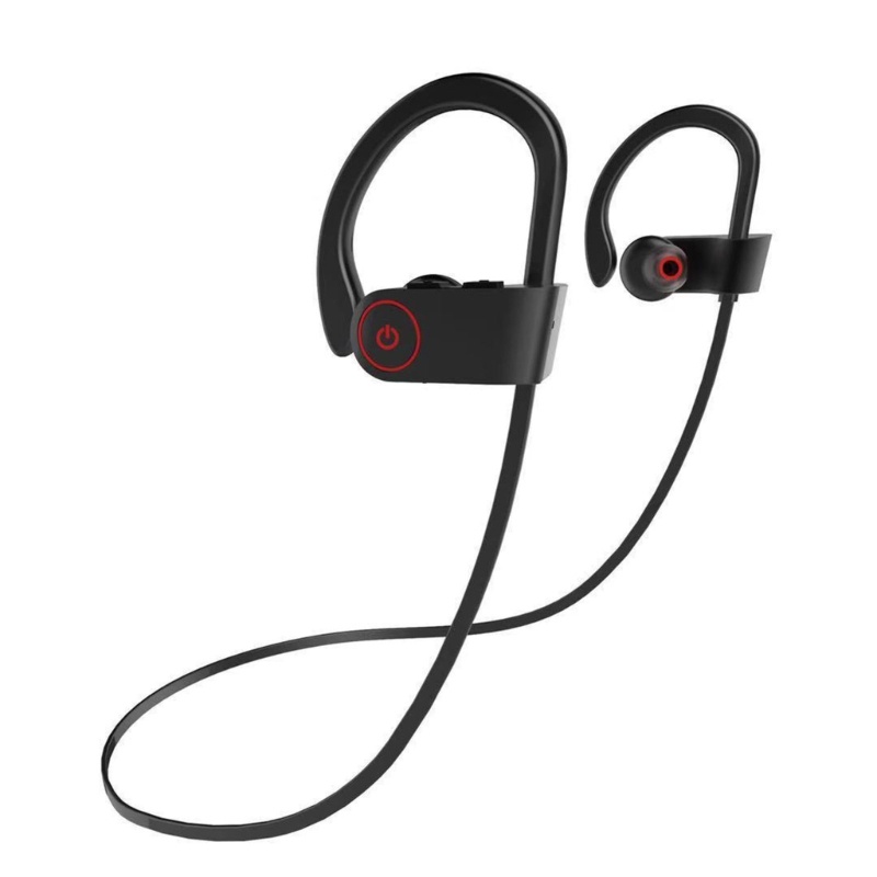 Zzz Earphone Olahraga Headphone Bluetooth-Kompatibel Dengan Kait Untuk Lari Gym