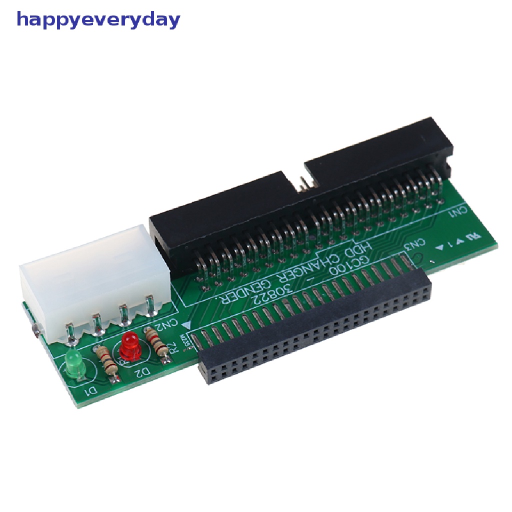 [Selamat] Converter HDD Hardisk Drive 44pin 2.5 &quot;HDD Ke 3.5&quot; IDE 40pin Antarmuka [ID]
