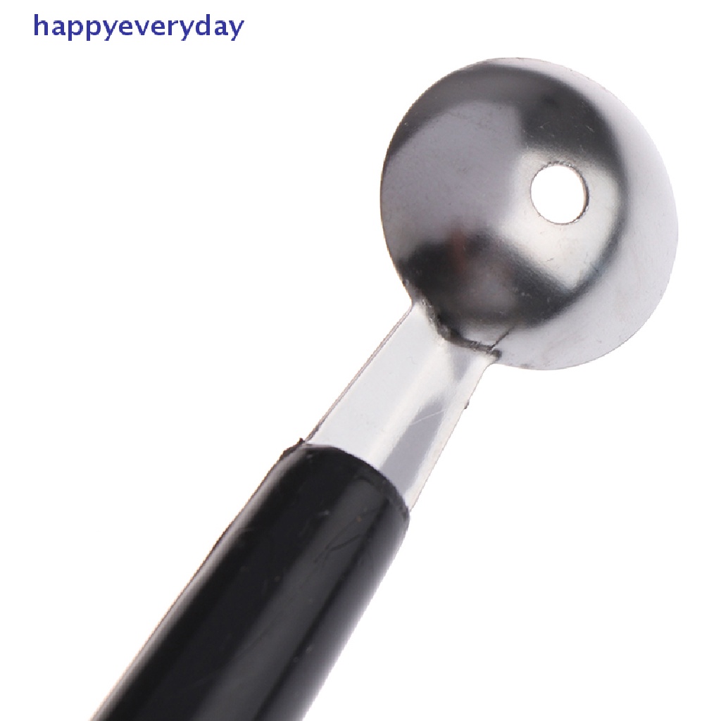 [happy] Sendok Es Krim Scoop Buah Ice Cream Scoop Dapur Stainless Steal Double Ended [ID]