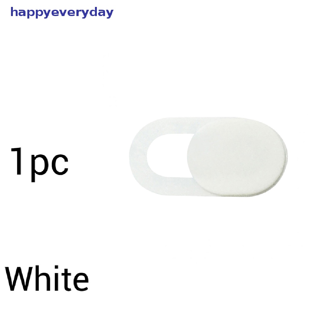 [happy] Webcam Cover Stiker Privasi Lensa Kamera Bahan Plastik Untuk iPhone PC Laptop [ID]