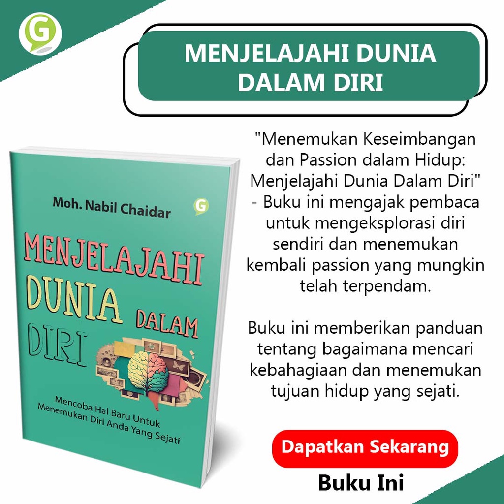 Buku Self Improvment Menjelajahi Dunia Dalam Diri - Moh. Nabil Chaidar - Guepedia
